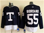 Personalized Toronto Maple Leafs #55 Mark Giordano Navy 2022 Heritage Classic Jersey
