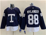 Personalized Toronto Maple Leafs #88 William Nylander Navy 2022 Heritage Classic Jersey