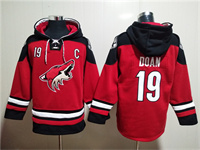 Personalized Men’s Arizona Coyotes #19 Shane Doan Red Ageless Must-Have Lace-Up Pullover Hoodie