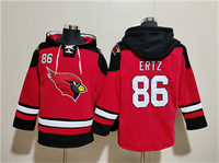 Personalized Men’s Arizona Cardinals #86 Zach Ertz Red Ageless Must-Have Lace-Up Pullover Hoodie