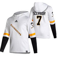 Personalized Pittsburgh Penguins #7 Colton Sceviour Reverse Retro Pullover Hoodie White