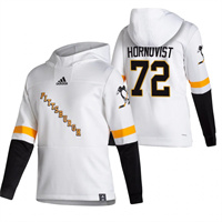 Personalized Pittsburgh Penguins #72 Patric Hornqvist Reverse Retro Pullover Hoodie White