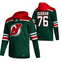 Personalized New Jersey Devils #76 P.K. Subban Reverse Retro Pullover Hoodie Green