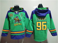 Personalized Men’s Anaheim Ducks #96 Charlie Conway Green Ageless Must-Have Lace-Up Pullover Hoodie