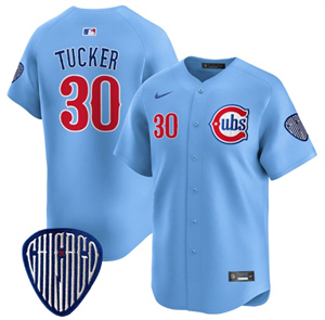 Personalized Men’s Chicago Cubs Blue Alternate Premier Limited Jersey All Stitched Blue #30 Kyle Tucker