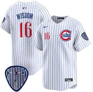 Personalized Men’s Chicago Cubs Blue Alternate Premier Limited Jersey All Stitched Pinstripe Patrick Wisdom