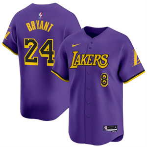 Personalized Men’s Los Angeles Lakers Statement Kobe Bryant #24 Baseball Jersey