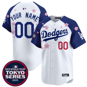 Personalized Dodgers Tokyo Series 2025 Premier Limited Jersey Stitched Alternate