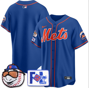 Personalized Men’s New York Mets 2025 Spring Training Jersey All Stitched Royal Team
