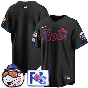 Personalized Men’s New York Mets 2025 Spring Training Jersey All Stitched Black Team