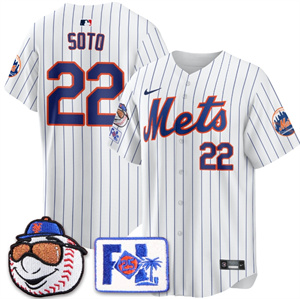 Personalized Men’s New York Mets 2025 Spring Training Jersey All Stitched White Juan Soto #22