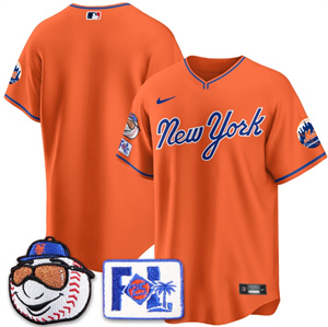 Personalized Men’s New York Mets Blue Road 2025 Spring Training Jersey All Stitched OrangeTeam