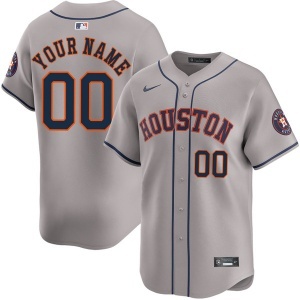 Personalized Custom Houston Astros 2025 City Connect Premier Limited Jersey All Stitched gray