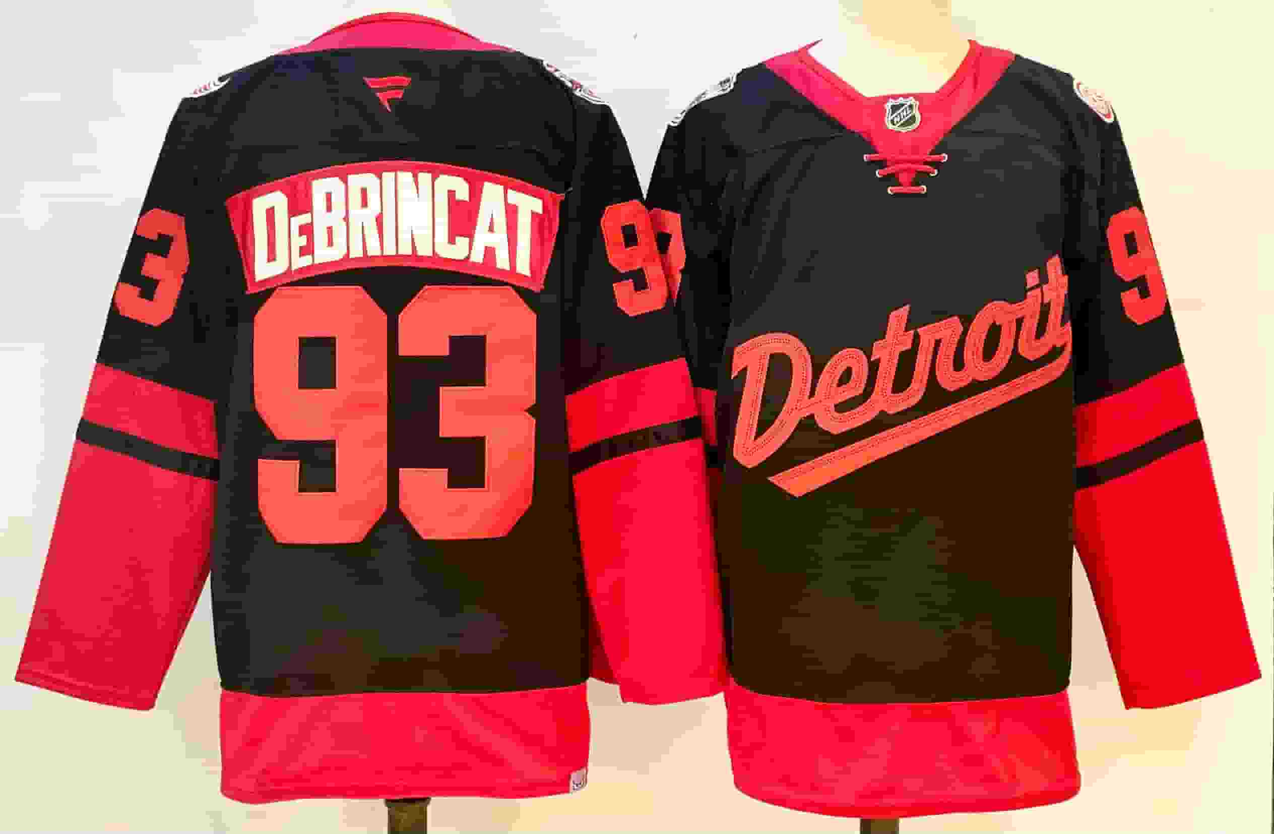 Personalized Men’s Detroit Red Wings White Red 2024-25 With C Patch Stitched Jerseys