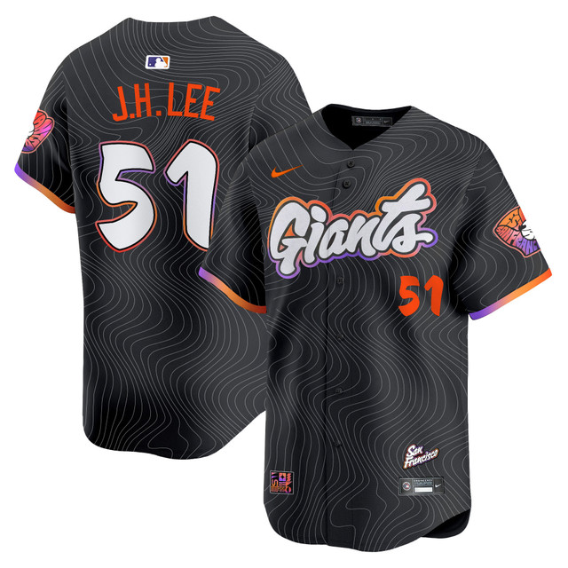 Personalized Men’s San Francisco Giants 2025 City Connect Premier Limited Jersey All Stitched Jung Hoo Lee #51