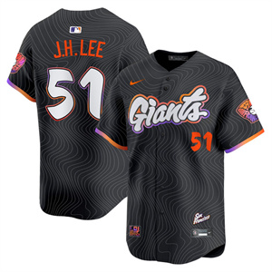 Personalized Men’s San Francisco Giants 2025 City Connect Premier Limited Jersey All Stitched Jung Hoo Lee #51