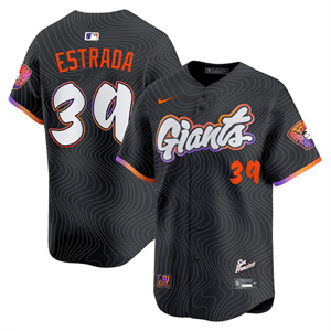 Personalized Men’s San Francisco Giants 2025 City Connect Premier Limited Jersey All Stitched Thairo Estrada #39