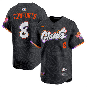 Personalized Men’s San Francisco Giants 2025 City Connect Premier Limited Jersey All Stitched Michael Conforto #8
