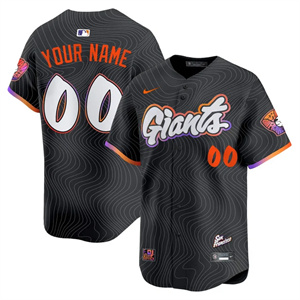 Personalized Custom San Francisco Giants 2025 City Connect Premier Limited Jersey All Stitched