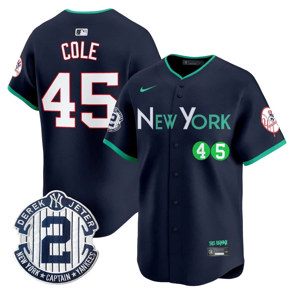 Personalized Men’s New York Yankees City Connect Premier Limited Jersey All Stitched Gerrit Cole45