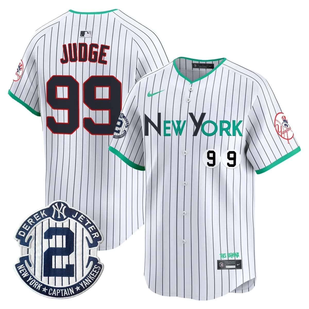 Personalized Men’s New York Yankees City Connect Premier Limited Jersey All Stitched Aaron Judge #99