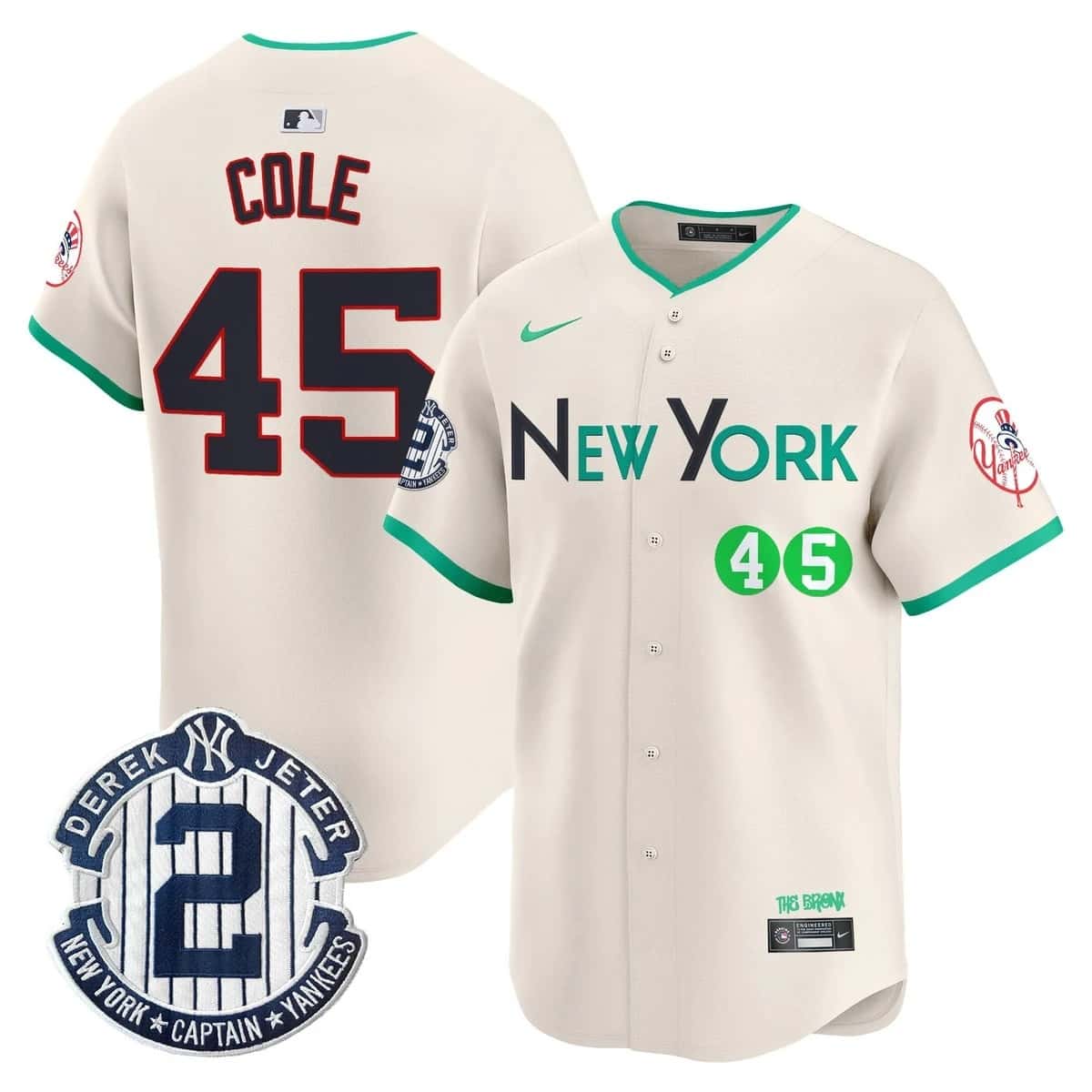 Personalized Men’s New York Yankees City Connect Premier Limited Jersey All Stitched Gerrit Cole #45