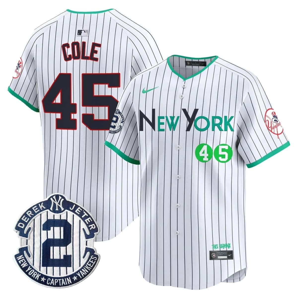 Personalized Men’s New York Yankees City Connect Premier Limited Jersey All Stitched Gerrit Cole #45