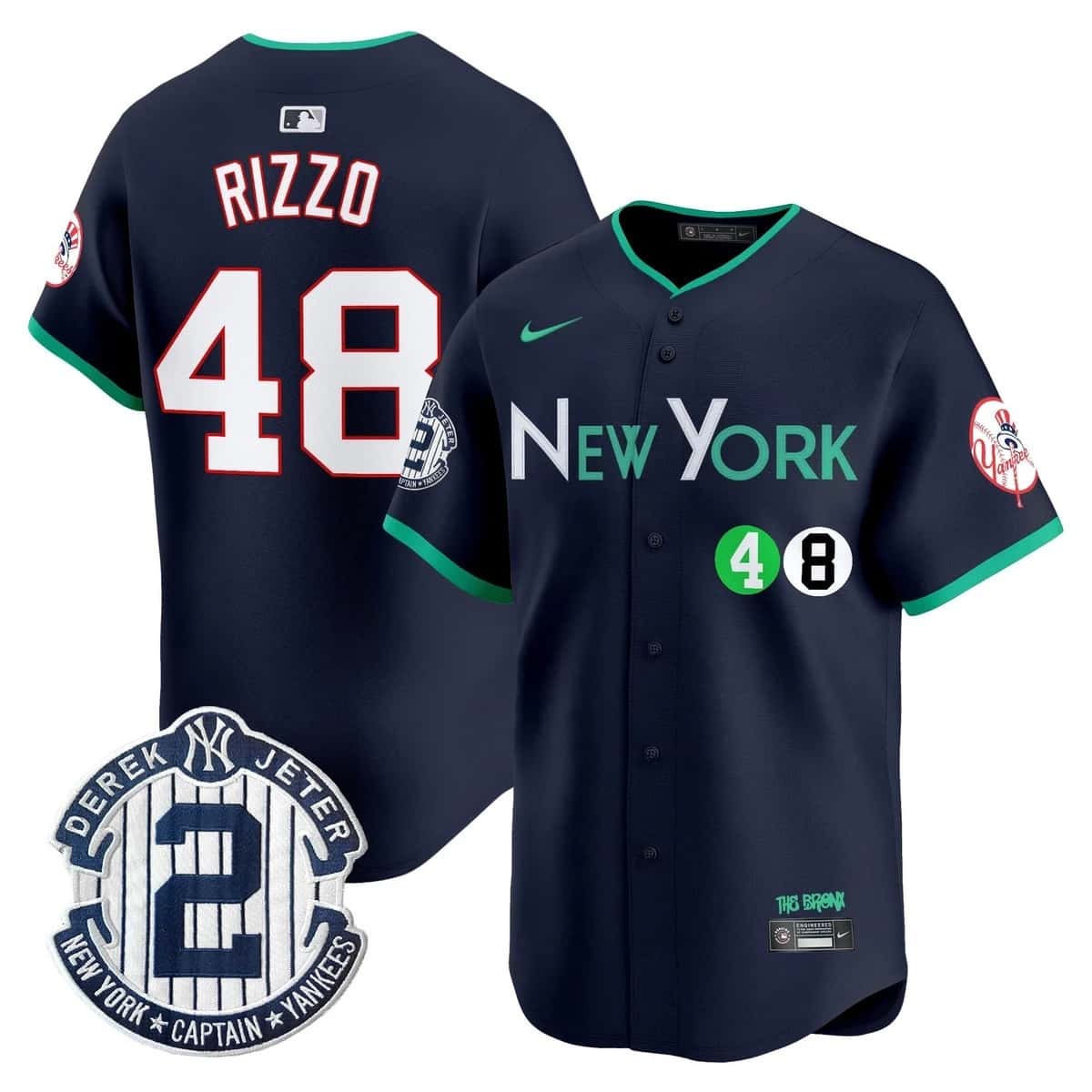 Personalized Men’s New York Yankees City Connect Premier Limited Jersey All Stitched Anthony Rizzo #48