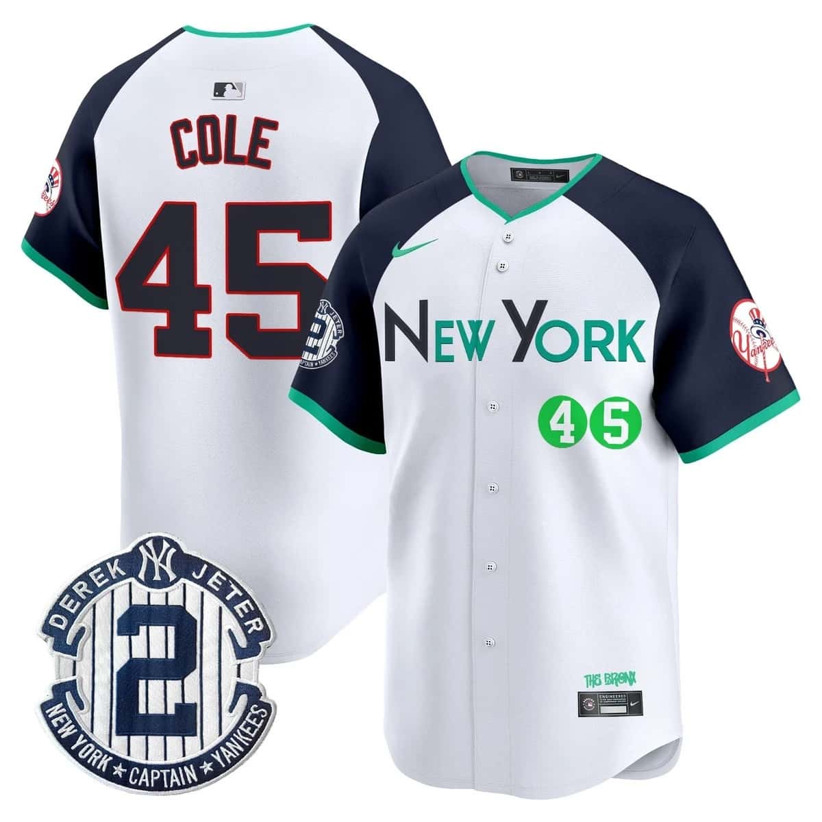 Personalized Men’s New York Yankees City Connect Premier Limited Jersey All Stitched Gerrit Cole #45