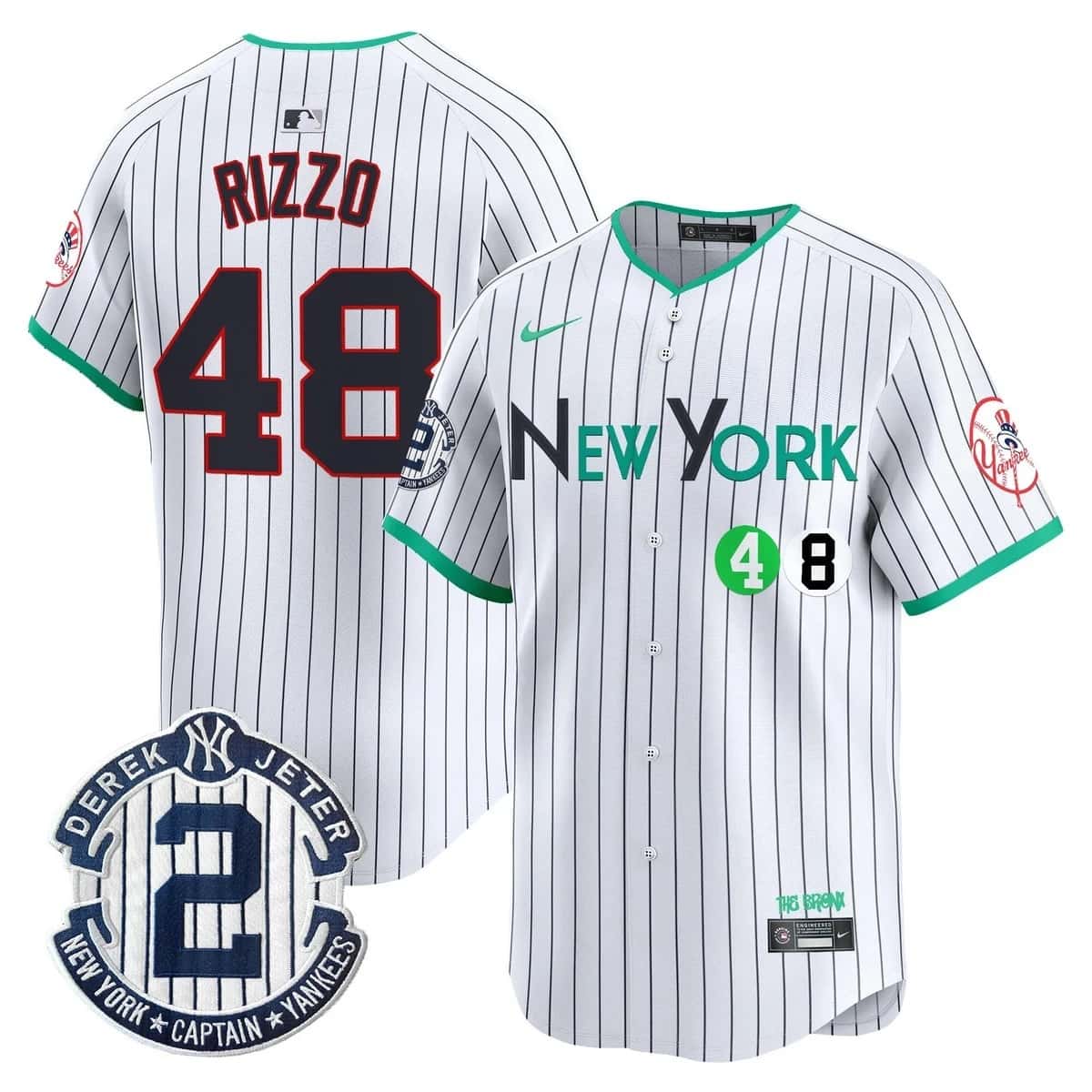Personalized Men’s New York Yankees City Connect Premier Limited Jersey All Stitched Anthony Rizzo #48