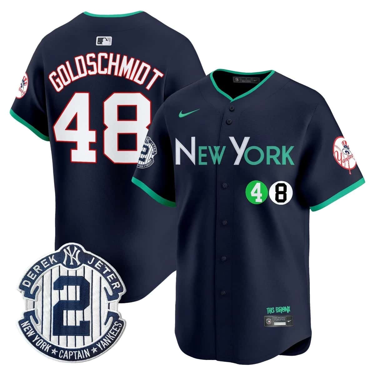 Personalized Men’s New York Yankees City Connect Premier Limited Jersey All Stitched Paul Goldschmidt #48