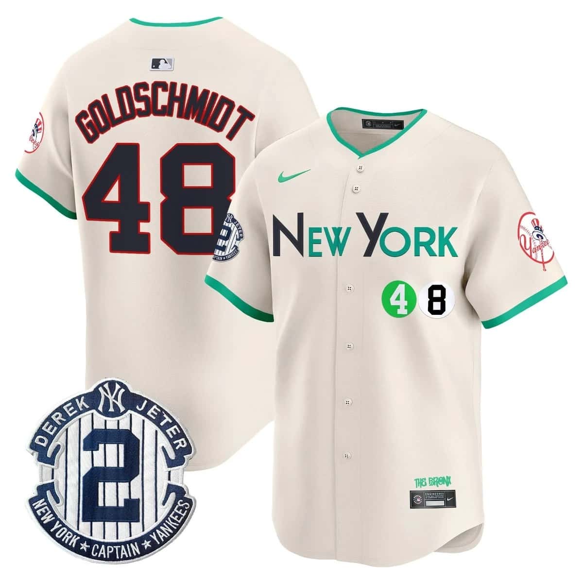 Personalized Men’s New York Yankees City Connect Premier Limited Jersey All Stitched Paul Goldschmidt #48