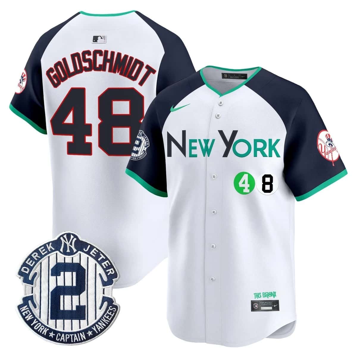 Personalized Men’s New York Yankees City Connect Premier Limited Jersey All Stitched Paul Goldschmidt #48