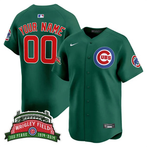 Personalized Chicago Cubs Wrigley Field Style Premier Limited Jersey All Stitched Wrigley Field