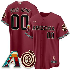 Personalized Custom Men’s Arizona Diamondbacks City Connect Concept Jersey V2 All Stitched Red