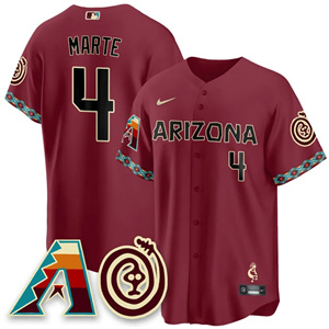 Personalized Men’s Arizona Diamondbacks City Connect Concept Jersey V2 All Stitched Ketel Marte 4