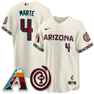 Personalized Men’s Arizona Diamondbacks City Connect Concept Jersey V2 All Stitched Ketel Marte #4