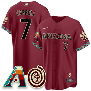 Personalized Men’s Arizona Diamondbacks City Connect Concept Jersey V2 All Stitched Corbin Carroll #7