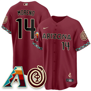 Personalized Men’s Arizona Diamondbacks City Connect Concept Jersey V2 All Stitched Gabriel Moreno 14