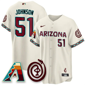 Personalized Men’s Arizona Diamondbacks City Connect Concept Jersey V2 All Stitched Randy Johnson #51