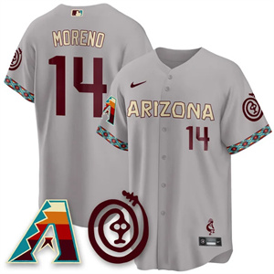 Personalized Men’s Arizona Diamondbacks City Connect Concept Jersey V2 All Stitched Gabriel Moreno #14
