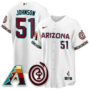 Personalized Men’s Arizona Diamondbacks City Connect Concept Jersey V2 All Stitched Randy Johnson #51