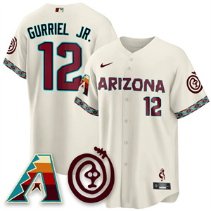 Personalized Men’s Arizona Diamondbacks City Connect Concept Jersey V2 All Stitched Lourdes Gurriel Jr. #12