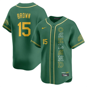 Personalized Men’s Oakland Athletics City Connect Concept Jersey All Stitched Seth Brown #15