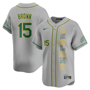 Personalized Men’s Oakland Athletics City Connect Concept Jersey All Stitched Seth Brown #15
