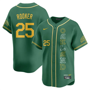 Personalized Men’s Oakland Athletics City Connect Concept Jersey All Stitched Brent Rooker #25