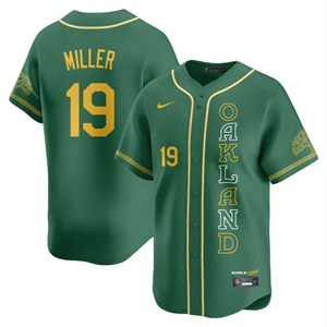 Personalized Men’s Oakland Athletics City Connect Concept Jersey All Stitched Mason Miller #19