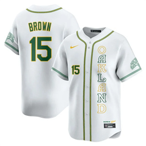 Personalized Men’s Oakland Athletics City Connect Concept Jersey All Stitched Seth Brown #15