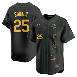 Personalized Men’s Oakland Athletics City Connect Concept Jersey All Stitched Brent Rooker #25