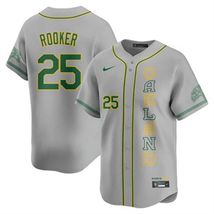 Personalized Men’s Oakland Athletics City Connect Concept Jersey All Stitched Brent Rooker #25